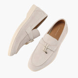 Old Money Suede Lady Loafers