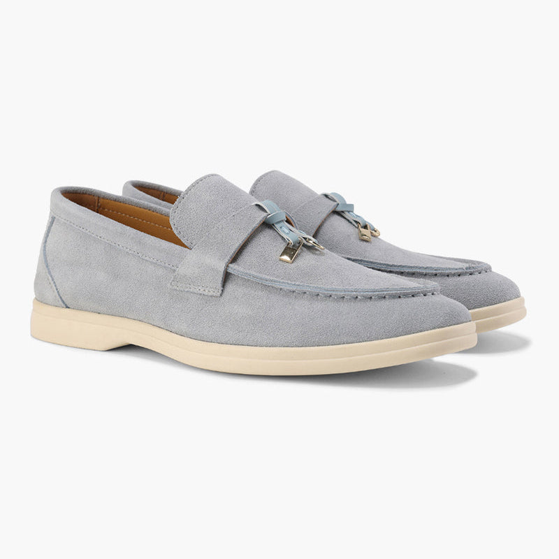 Old Money Suede Lady Loafers