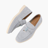 Old Money Suede Lady Loafers