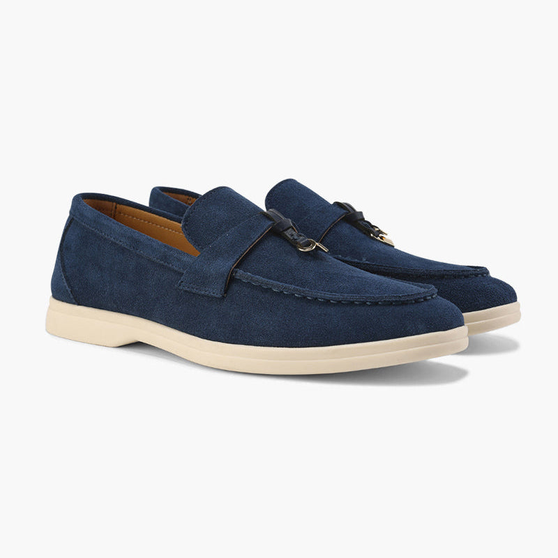 Old Money Suede Lady Loafers