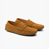 Suede Driver Loafers