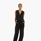 Classy Lady - Linen Two-piece Set