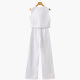 Classy Lady - Linen Two-piece Set