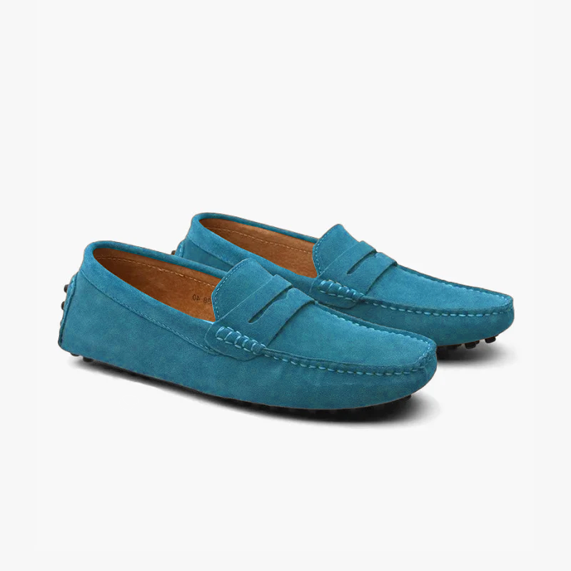 Suede Driver Loafers