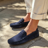 Suede Driver Loafers